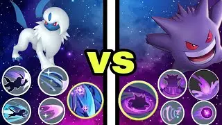Absol vs Gengar All Moves and Unite Which is Better in Pokemon Unite