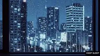 Gentle Night Rain on Window 🌧️ Sleep Fast, Relax Deep | Insomnia & Stress Relief