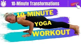 10 Minute Yoga Workout | 10 Min Full Body Power Yoga Flow 🧘💪