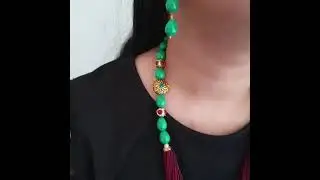 Red Green Seed Bead Necklace | Jaipri | Necklace | Ethnic Necklace | Western Jewelry