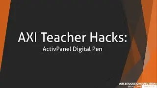 ActivPanel Touch &mdash; цифровая ручка