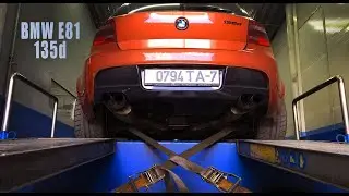 Замер мощности двигателя  BMW 135d