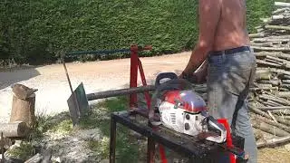 Coupe de bois rapide et facile