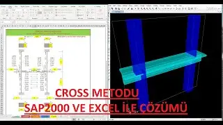 CROSS METODU (SAP2000 VE EXCEL İLE ÇÖZÜMÜ)