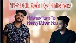 Alpha Clasher Reaction On hydra Hrishav 1V4 Clutch In RGE | #alphaclasher#1v4clutch#hydrahrishav