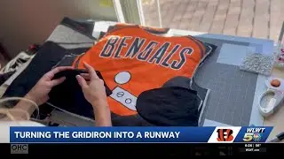 Cincinnati native's custom gameday fashion goes viral among NFL wives
