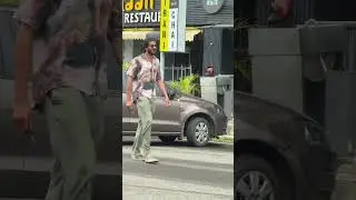 Dulquer Salmaan in kochi with his new car WagonR #dq #dqsalman