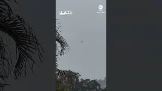 Footage captures plane carrying 62 people spiral out of sky in Brazil