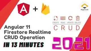 Angular & Firebase CRUD Application in ONE video | Rogue Code | Angular Beginner's