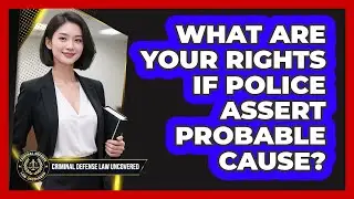What Are Your Rights If Police Assert Probable Cause? - Criminal Defense Law Uncovered