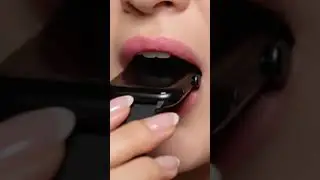 ASMR: Biting a Smartwatch Deep &ndash; Plastic Crunch & Wet Sounds