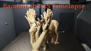 #p2s  #timelapse #3dprinting a #moose  #3dmodel