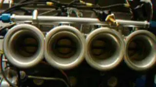 KAD Works Spec Mini Twin Cam race engine on dyno