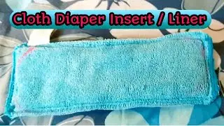 How to make Cloth Diaper insert | Diaper liner| DIY Diaper inserts ( hindi )