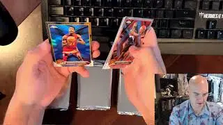 Button's Video 111, 2023-2024 Topps Chrome Basketball Hangers Rip! Bangers??? Wemby Hunting.