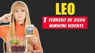 Horóscopo Hoy Leo 1 de Febrero 2026. Mhoni Vidente TU INTUICIÓN DA MIEDO 😱 DESCUBRES LA VERDAD