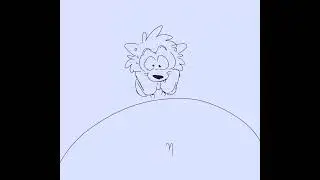 Furas eats what's on the table  (fat furry animation)