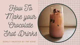 Sweet Sinkers for Iced Chocolate Drink and Talking It's History || ASMR (Kids Recipe)