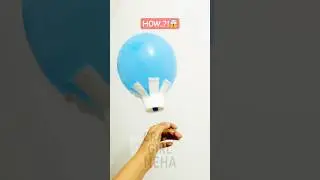 Balloon Fly 😱🎈#youtubeshorts #craftgirlneha #shortvideos #craft #viralvideos #art #satisfying #diy