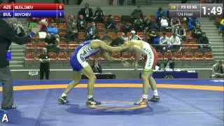 Quarterfinal FS - 65 kg: Magomed MUSLIMOV (AZE) df. Boycho BOYCHEV (BUL) by TF, 11-1