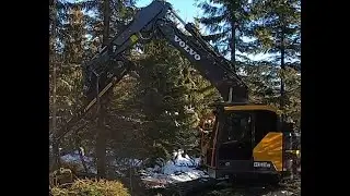 Volvo ec145elm+Waratah H412