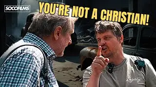 Rude Sectarian Crashes  Peaceful Christian Talk | (Bob) | Speakers Corner