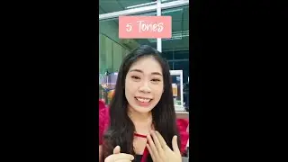 Learn 5 Tones in 30 sec + maa 🌠m&aacute;a 🐴mǎa 🐶😁 | Learn thai with Pailin