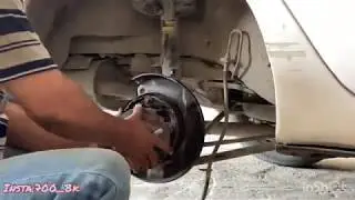 كيف تفك رمان خلفي (فلنجة) كامري 2004