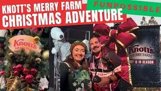 Knott's Merry Farm first time ever! Snoopy on ICE!!