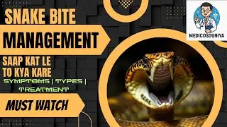 🐍&ldquo;साँप के काटने पर क्या करें? | Snake Bite Treatment Explained in Hindi | #medicosduniya 