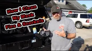 My Cleaning Procedures For Mask Fins Snorkel Part 1