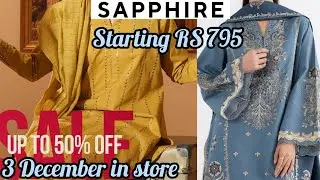 SAPPHIRE|| SAPPHIRE WINTER SALE FLAT 50% OFF ||STARTING RS 795|| SAPPHIRE SALE😱📣