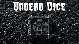 Now on Kickstarter: Undead Rpg Dice: Skeleton Head & Hands Carved On Solid Metal