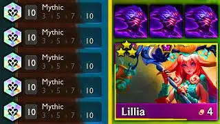 10 MYTHIC 3 STAR LILLIA ⭐⭐⭐ | TFT SET 11