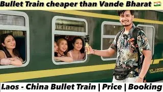 Vientiane to Vang Vieng train journey | China's $6 Billion High Speed Train in LAOS 🇱🇦