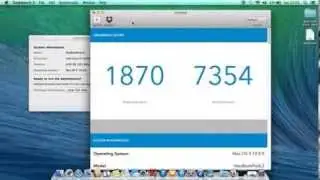 Benchmark Hackintosh OSX 10,9 Mavericks Asus K53SV