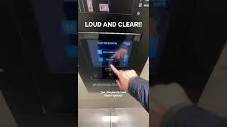 LOUD Handicap Voice on a New Otis Compass Panel