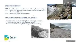 Chesil Cove Curved Seawall online engagement meeting 23 September 2024