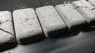 Gray Gritty & Soft Baking Soda ASMR | Sub for more ✌️