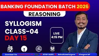 SYLLOGISM L-4 |REASONING |BANKING Foundation Batch 2026