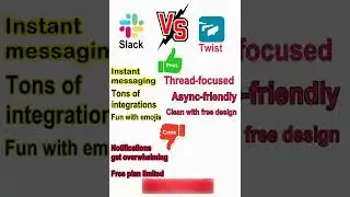 Slack vs Twist Remote Chat Comparison | tech shift