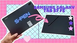 UNBOXING - Samsung Galaxy Tab S7 FE + BOOK COVER KEYBOARD!