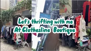 Let's thrifting with me At Clothesline ​Boutique [Eng Sub]