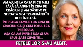 Nepoata Mea Îngheța În Subsol De Crăciun În Timp Ce Familia Mea Mânca Curcan La Masă În Seară