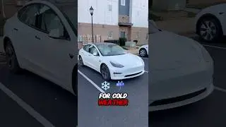 Best Tesla Cold Weather Feature! #tesla #teslamodel3 #tech #teslaupdates #teslaapp