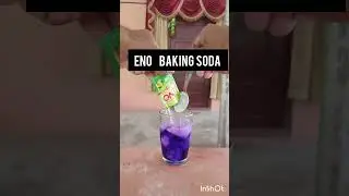 Vinegar vs baking soda + eno science experiment #shorts