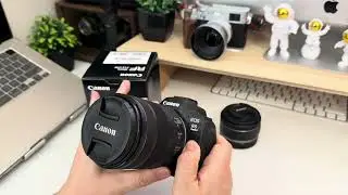 2025 Canon RF 50mm F1.8 STM Lens Unboxing