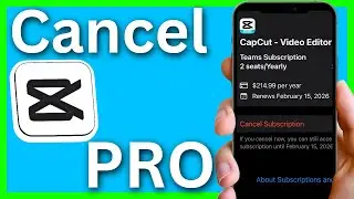 Как отменить подписку Capcut Pro на iPhone и Android
