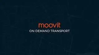 Moovit On Demand Transport (Events) -- How it works