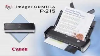 Canon imageFORMULA P-215 Scan-tini Mobile Document Scanner Promotional Video